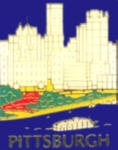 CITY OF PITTSBURGH, PA RIVER SKYLINE PIN